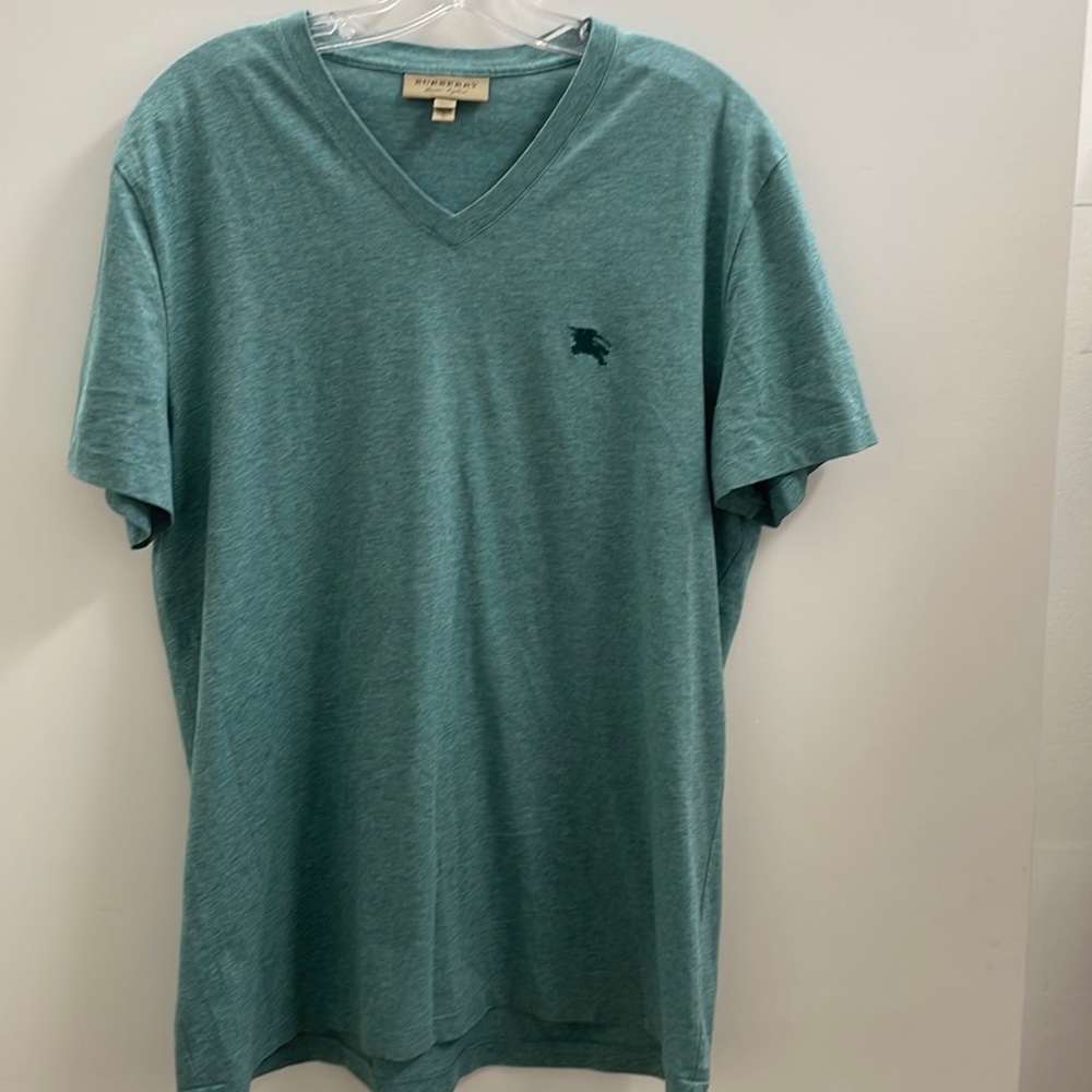 Green Burberry men’s t shirt, short sleeve, size xl